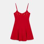 Strečové šaty se srdíčky, Zara, 799 Kč