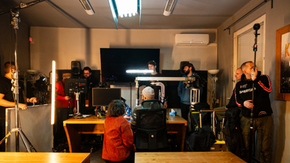 FOTO: Natáčení spotu pro Českého lva.