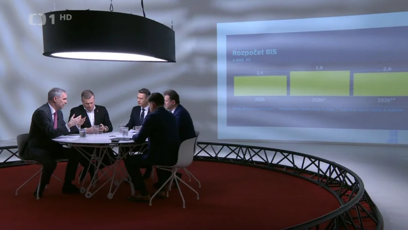 FOTO: Nová debata České televize.
