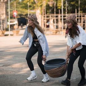 Tým Chicas během hry.