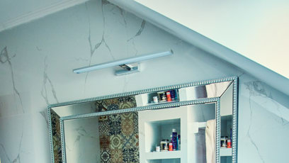 FOTO: V koupelně má vše své místo.