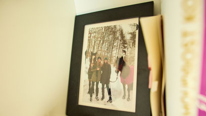 FOTO: V domě nechybí ani fotografie.