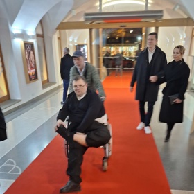 Jindřich Forejt si nenechal ujít premiéru filmu Livia.