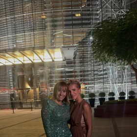 Markéta Húšťavová se slovenskou zpěvačkou Darou Rolins. 