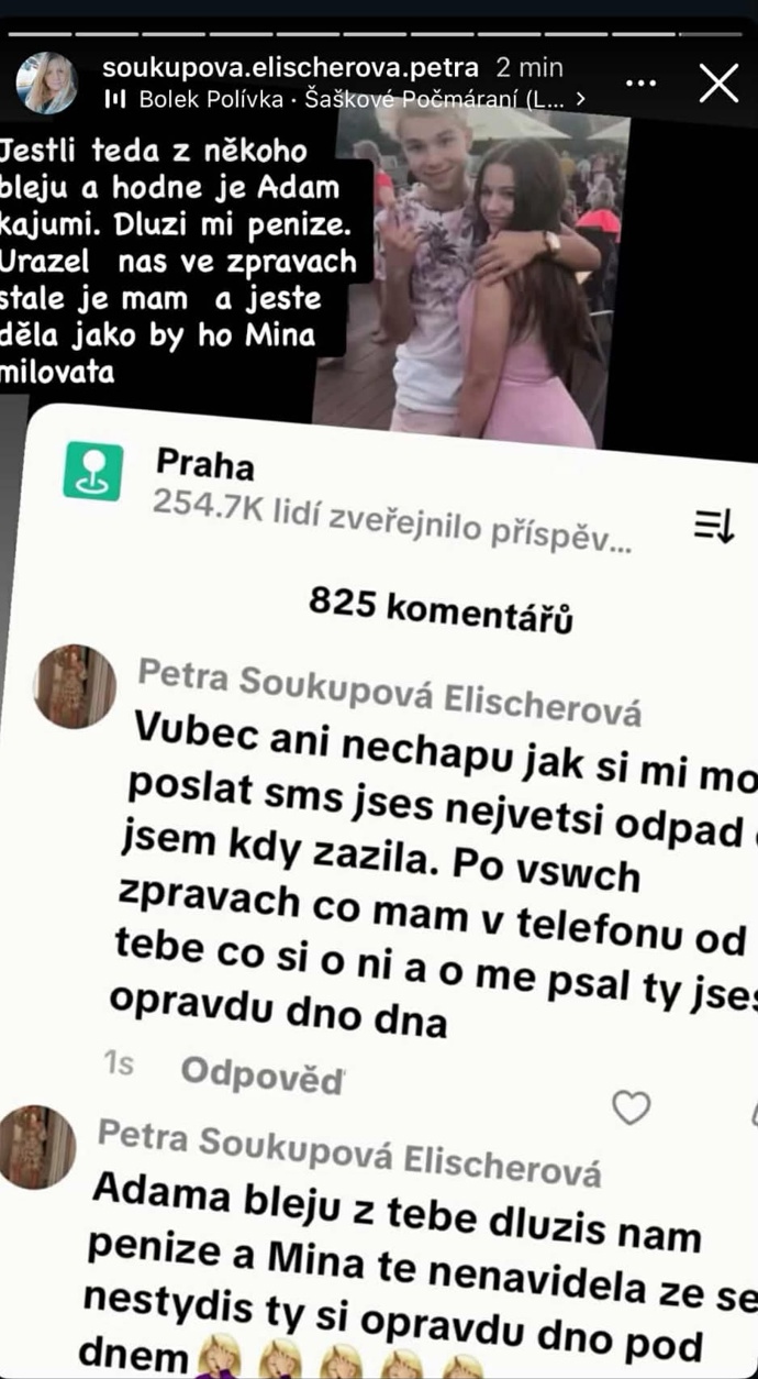 FOTO: Maminka zesnulé Míny se ostře pustila do Adama Kajumiho. – stránka 104