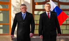 Andrej Babiš a Robert Fico na Slovensku.