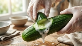 Nevyhazujte uřezanou špičku okurky: Zapomenutý trik s bílou pěnou okamžitě vytáhne hořkost i z té nejhorší úrody