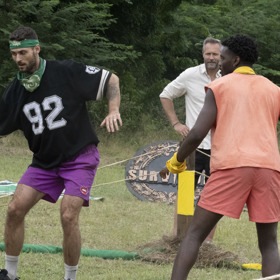 Trabo a Iki během souboje o odměnu.