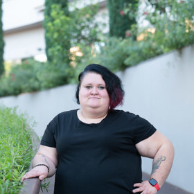 Helena Dvořáková před proměnou.