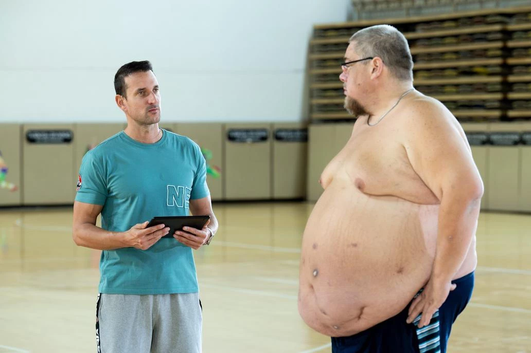 FOTO: Martin Košťál a Honza Erben během vážení.