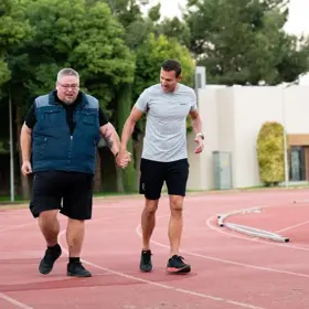 Martin Košťál je účastníkům Extrémních proměn velkou oporou.