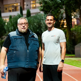 Honza s Martinem Košťálem v Turecku.