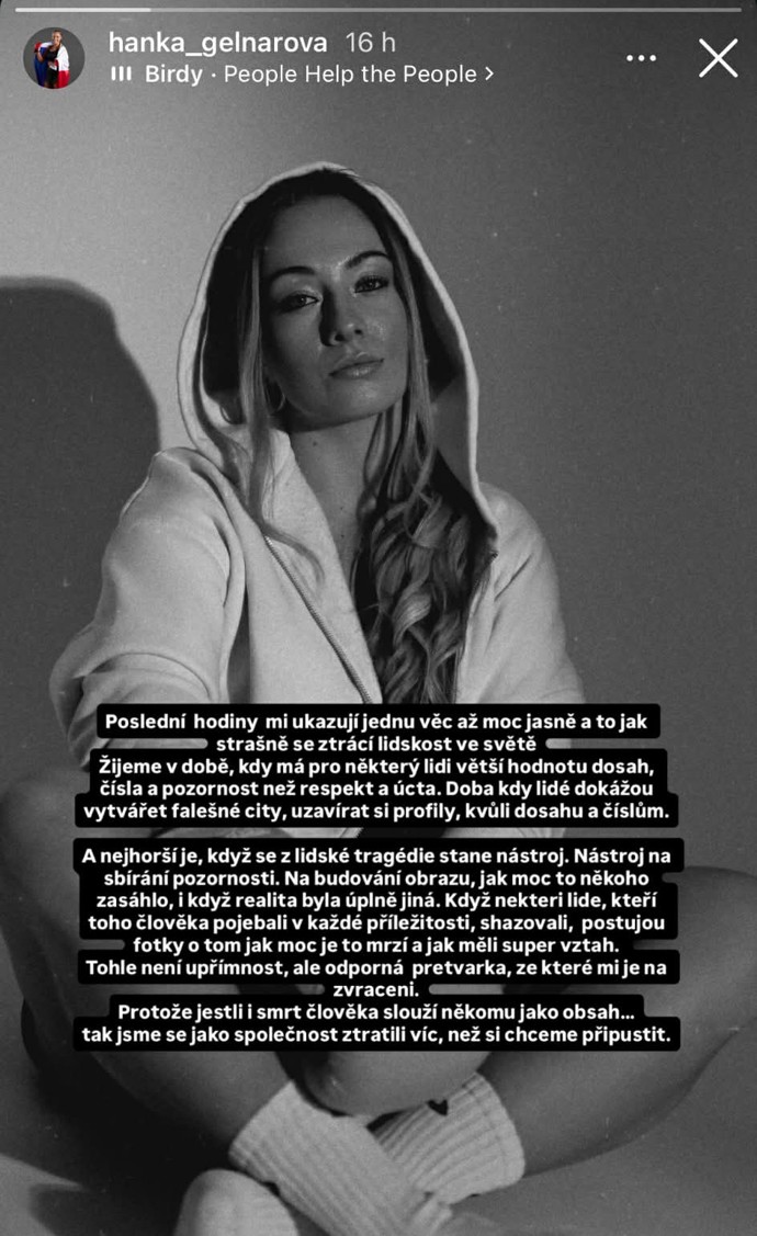 FOTO: Hanka Gelnarová se zlobí.