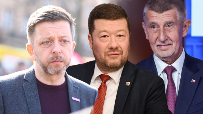 Foto k tématům Andrej Babiš, Vít Rakušan, Tomio Okamura