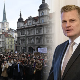 Filip Turek zkritizoval demonstranty.