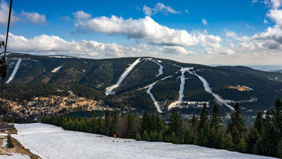 FOTO: Lyžařská sezona ve Špindlerově Mlýně.
