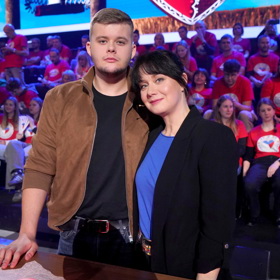 Daniela Choděrová se svým synem. 