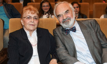 Zdeněk Svěrák se svou manželkou Boženou.
