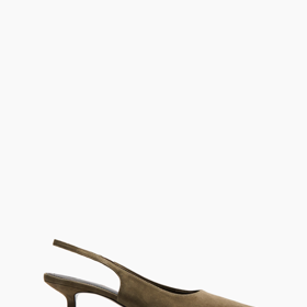 Špičaté semišové střevíčky, H&M, 1239 Kč