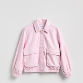 Bomber bunda z umělé kůže, Reserved, 1599 Kč