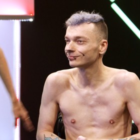 Silný moment přinese i soutěžící na vozíku.