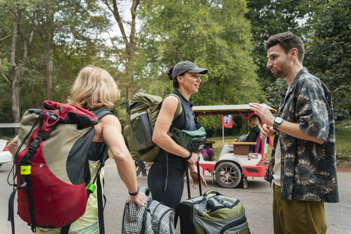 FOTO: Ta do extrémně náročného televizního projektu v exotické Asii vyrazila po boku své dcery Míši. – stránka 12