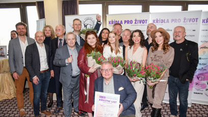 FOTO: Ze křtu videoklipu nadačního fondu Křídla pro život.