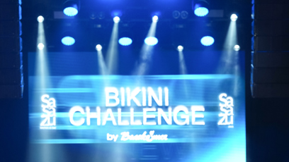 FOTO: Aneta Vizinová během bikini challenge.