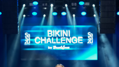 FOTO: Laura Anna Glozarová během bikini challenge.