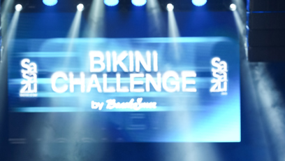 FOTO: Eliška Kramná během bikini challenge.