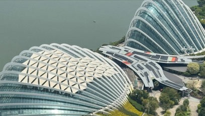 FOTO: Monika Babišová si pochvaluje město Singapur.