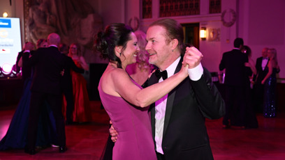 FOTO: Barbora Kodetová a Pavel Šporcl si zatančili.