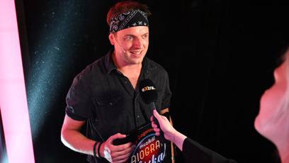 FOTO: Jan Kříž je ze Zlaté desky nadšený.