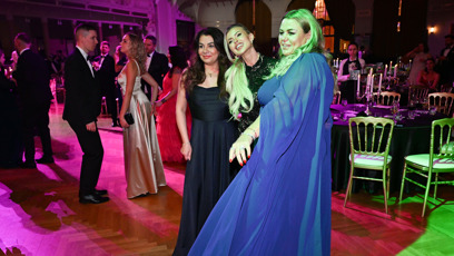 FOTO: Lela Ceterová to na plese rozjela.