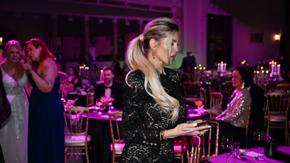 FOTO: Lela Ceterová to na plese rozjela.