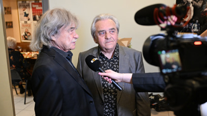 FOTO: Petr Rezek a Vítězslav Hádl při rozhovoru pro eXtra.cz.