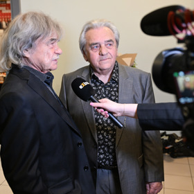 Petr Rezek a Vítězslav Hádl během rozhovoru pro eXtra.cz. 