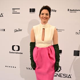 Kristýna Ryška na předávání cen Český lev.