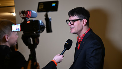 FOTO: David Kraus při rozhovoru pro eXtra.cz.