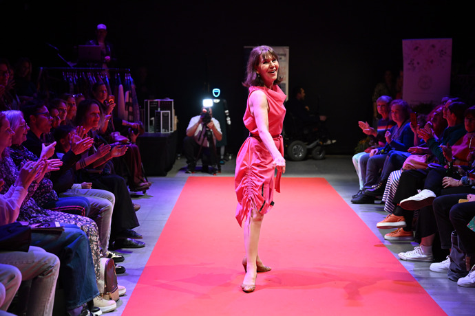 FOTO: Michaela Dolinová na charitativní módní přehlídce.