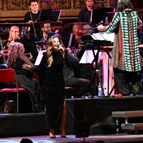 Monika Bagárová vystoupila na podiu po boku Varhana Orchestroviče Bauera.