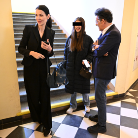 Nikol Enevovou s dcerou působily vysmátě.