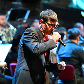 David Kraus během vystoupení.