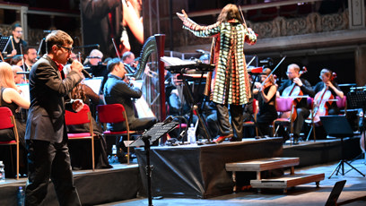 FOTO: David Kraus vystoupil po boku Varhana Orchestroviče Bauera.