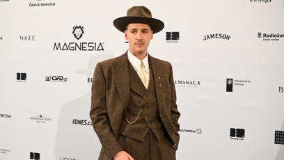 FOTO: Jan Nedbal s partnerkou na udílení cen Český lev.