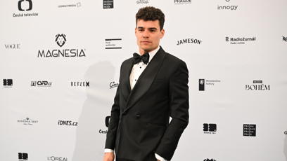 FOTO: Filip Březina s půvabnou partnerkou.