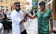 Leo Beránek s tatínkem. 