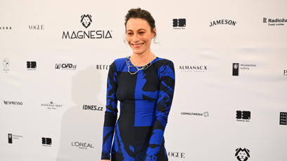 FOTO: Johana Matoušková vsadila na výrazné šaty.