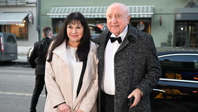 FOTO: Manželé měli očividně dobrou náladu.