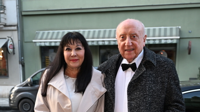 FOTO: Felix s Dádou si přišla užít muzikál Ledové království.